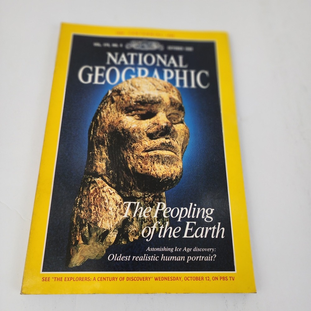 National Geographic‎ Magazine October 1988 No Map